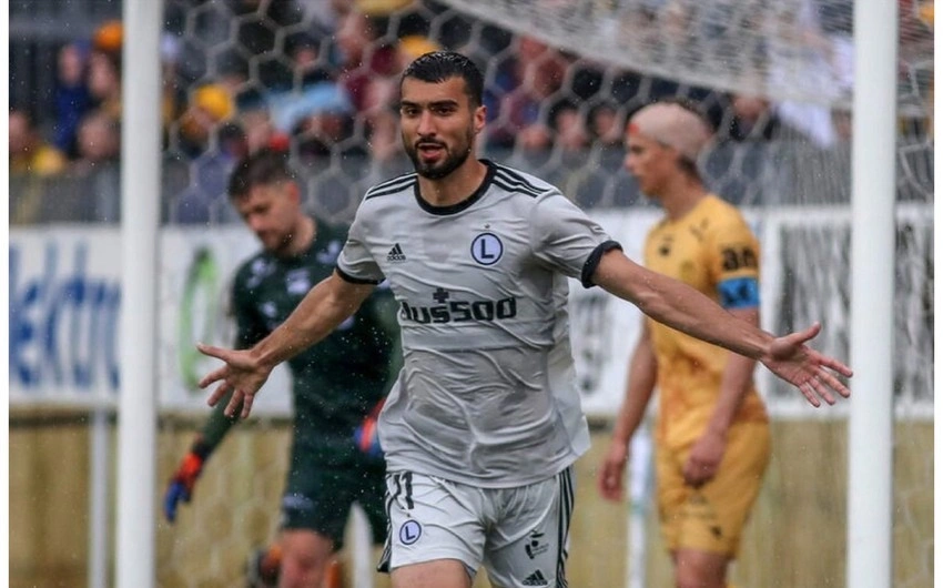 Mahir Emreli qol vurub penalti qaçırdı, Legiya uduzdu