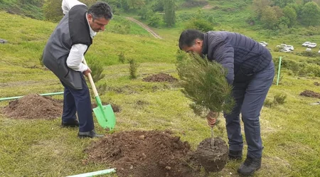 Göygöldə ağacəkmə aksiyası və balıq buraxılışı həyata keçirilib