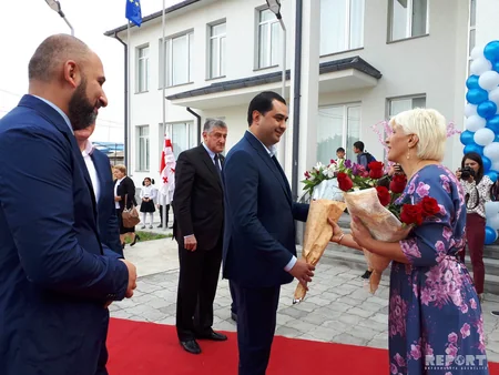 Gürcüstanda Azərbaycandilli məktəbin yeni binası istifadəyə verilib - ƏLAVƏ OLUNUB