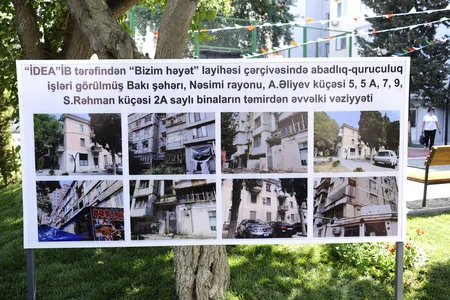 Bakıda daha bir həyət abadlaşdırılıb