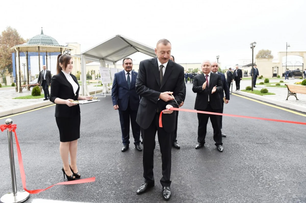 President Ilham Aliyev inaugurates newly-built dormitory of Azerbaijan State Agrarian University