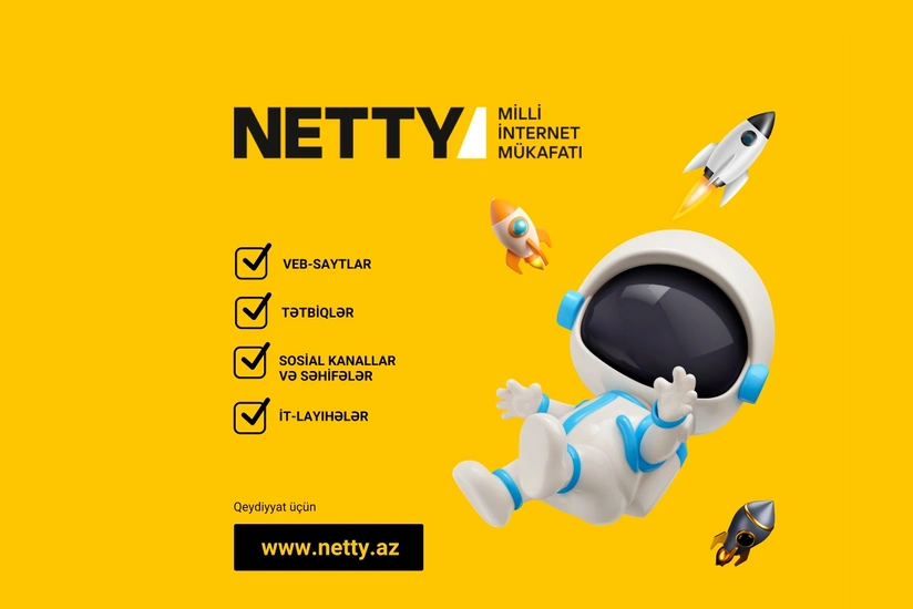 NETTY 2024 İnternet Mükafatı ərizələrin qəbulunu davam edir