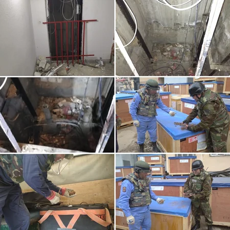 Bakıda doqquzmərtəbəli binadan qumbara çıxdı - FOTO