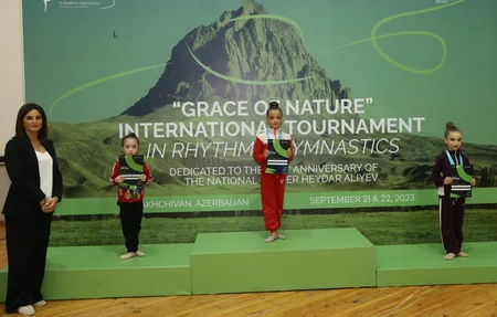 Naxçıvanda bədii gimnastika üzrə beynəlxalq turnir keçirilib