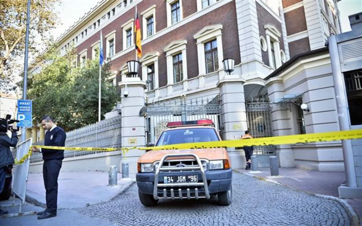 German Consulate General cordoned in Istanbul