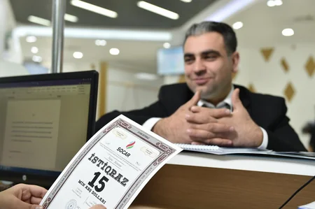 Azərbaycanda ən çox alınan qiymətli kağız məlum olub