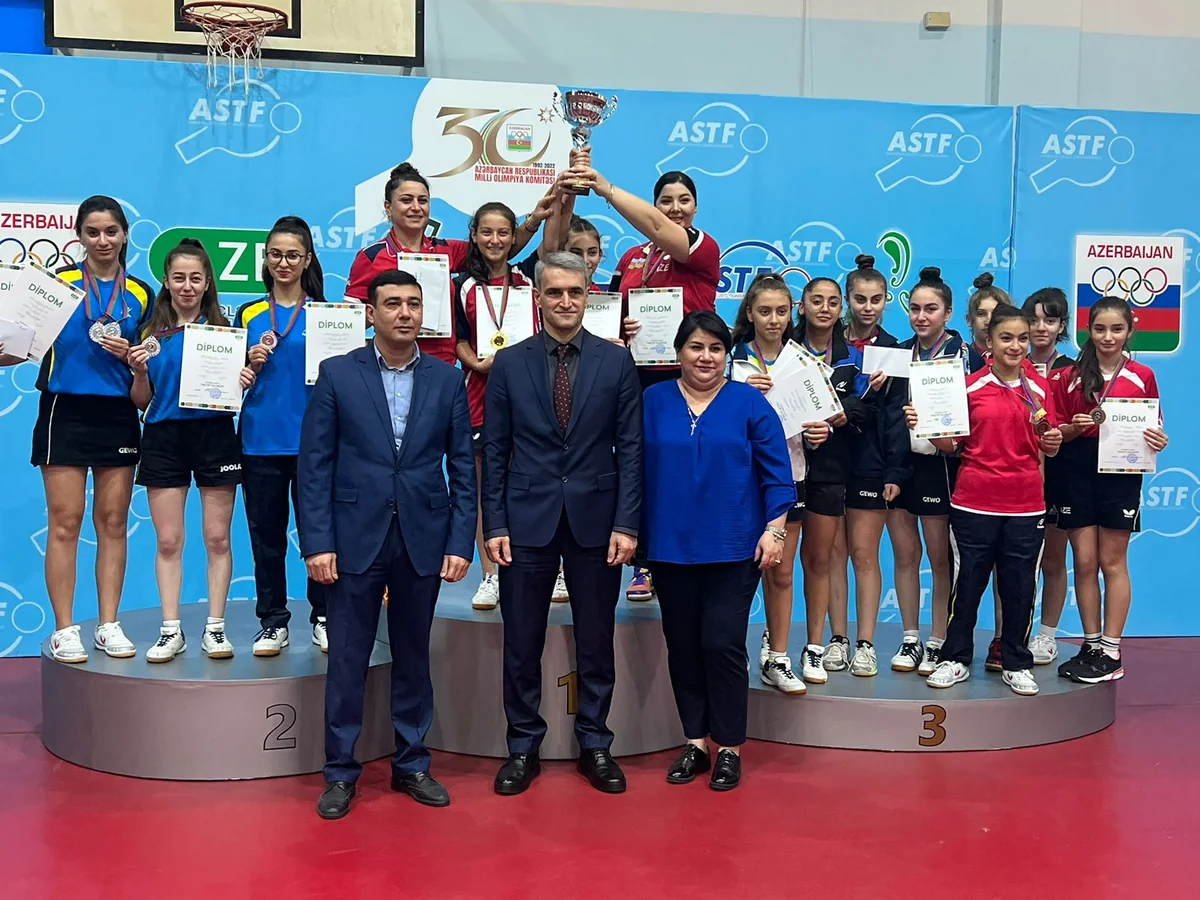Stolüstü tennis üzrə ölkə kubokunda qaliblər müəyyənləşib