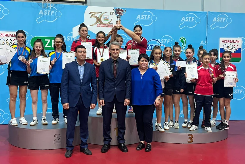 Stolüstü tennis üzrə ölkə kubokunda qaliblər müəyyənləşib