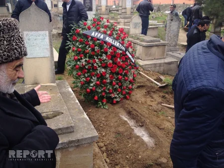 ​Respublika Stadionunun sabiq direktoru dəfn olunub - FOTO