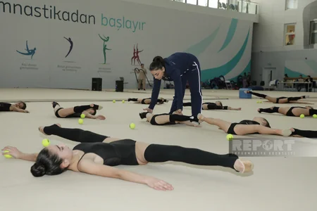 Naxçıvan və Zirə bədii gimnastları MGA-da təlim-məşq toplanışında iştirak edirlər