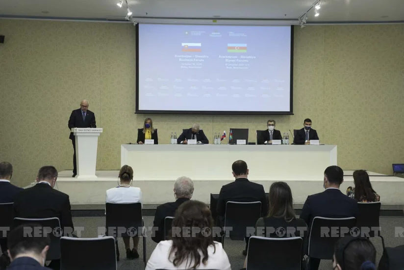 В Баку проходит азербайджано-словацкий бизнес-форум