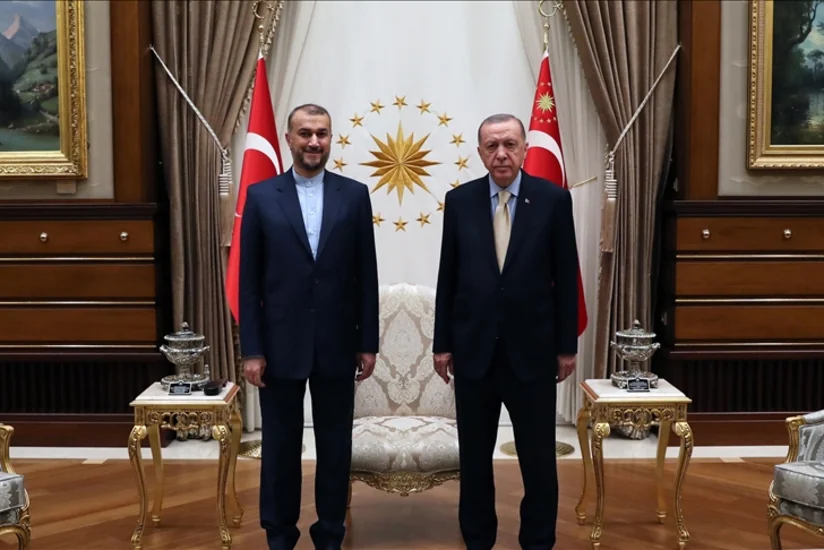 Ərdoğan İranın XİN başçısı ilə görüşüb