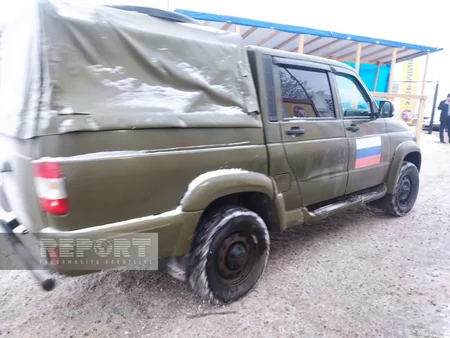 Xankəndi-Laçın yolunda sülhməramlıların daha 3 avtomobili maneəsiz keçib - VİDEO - YENİLƏNİB-3