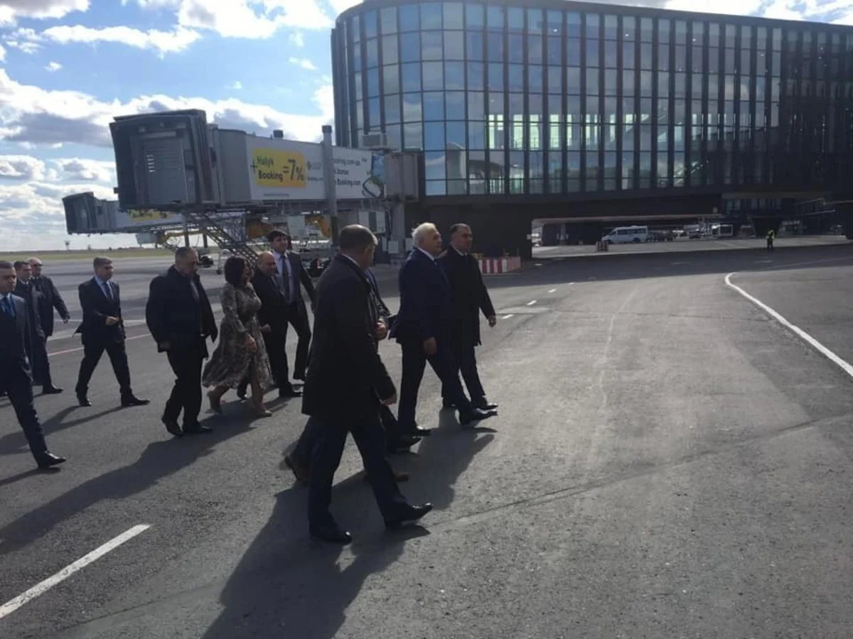 Azerbaijani parliament speaker arrives in Kazakhstan