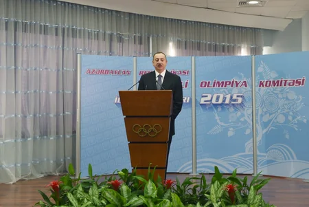 ​Prezident İlham Əliyev 2015-ci ilin idman yekunlarına həsr olunan mərasimdə iştirak edib