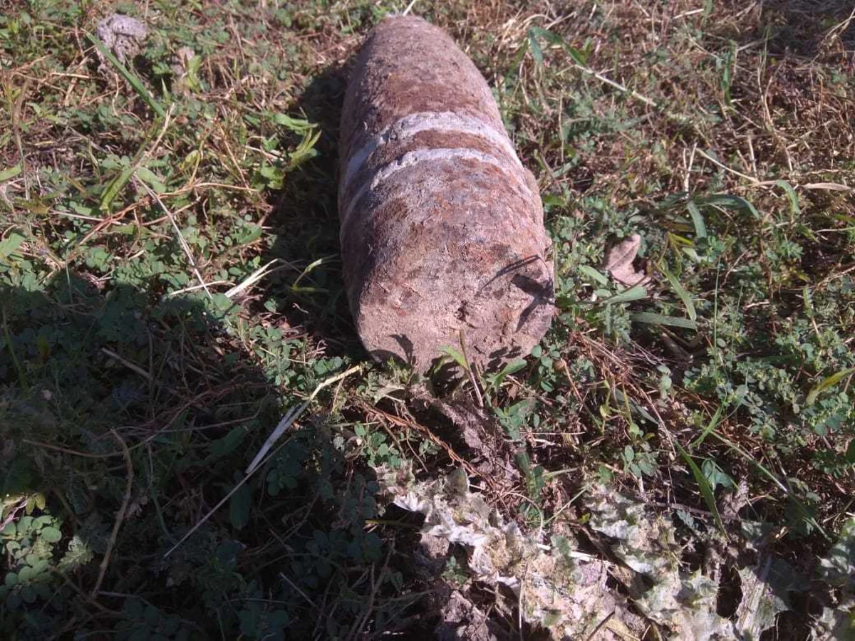 Ağstafada top mərmisi tapılıb