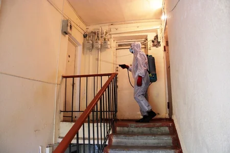 Yasamal rayonunda dezinfeksiya işləri aparılıb