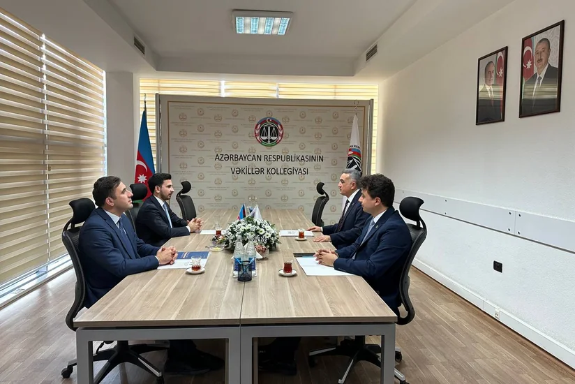 Vəkillər Kollegiyasının sədri üçüncü “Yüksəliş” müsabiqəsinin qalibi ilə görüşüb