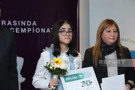 Награждены победители женского чемпионата Азербайджана по шахматам