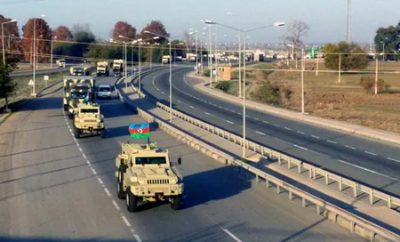 Начался первый этап крупномасштабных учений Вооруженных сил Азербайджана