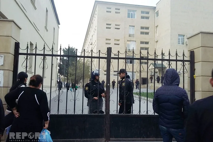 ​Nardaranlıların olduğu xəstəxananın həyətində qumbara tapılıb