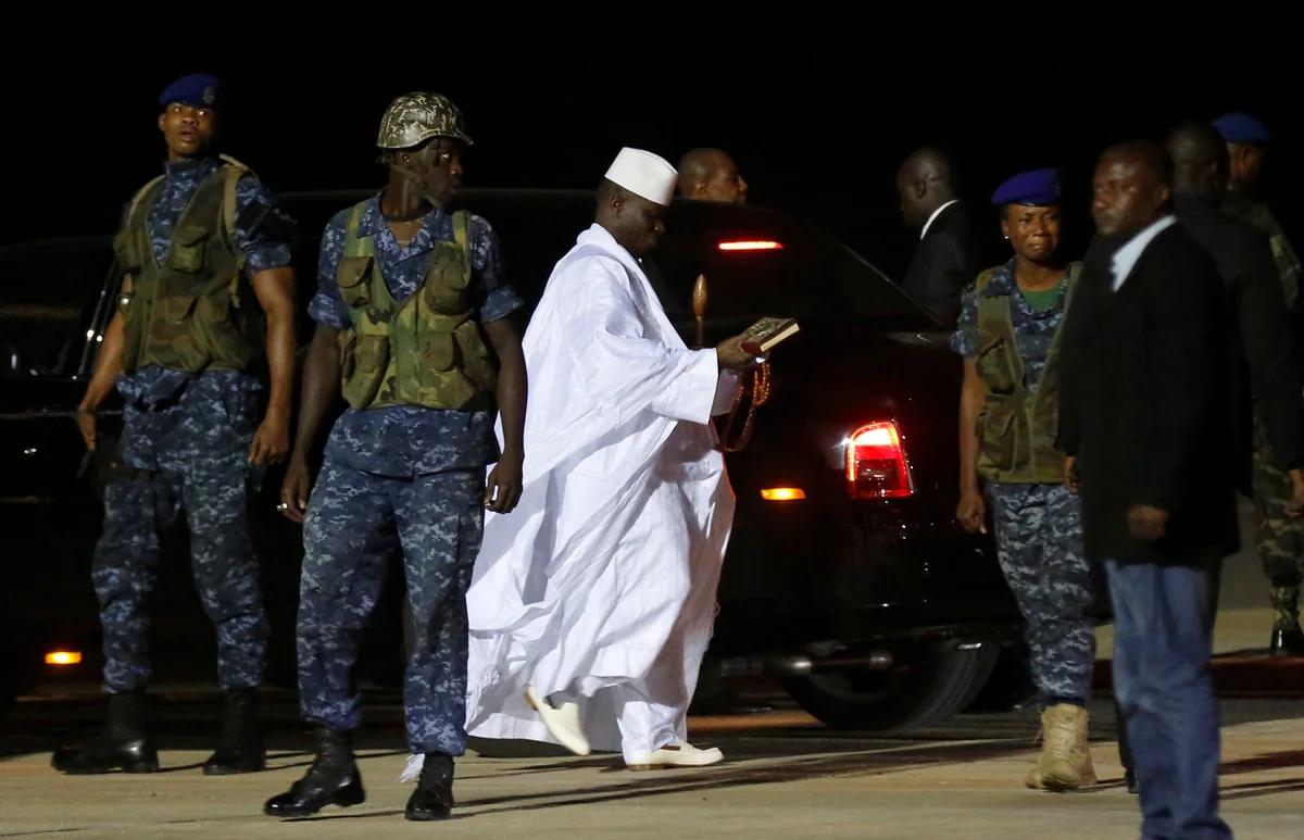 New Gambia president to back in country