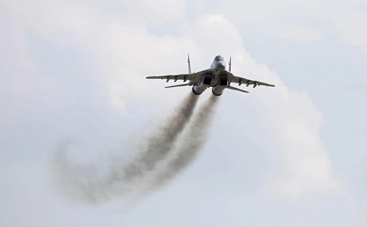 Russian Air Defense Forces shoot down Ukrainian MiG-29