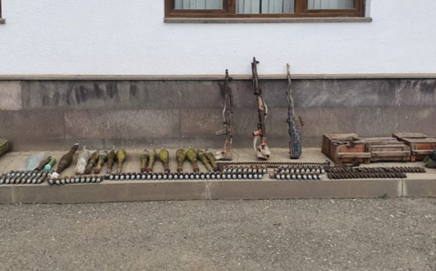 Weapons left by retreating Armenians found in Khojavand