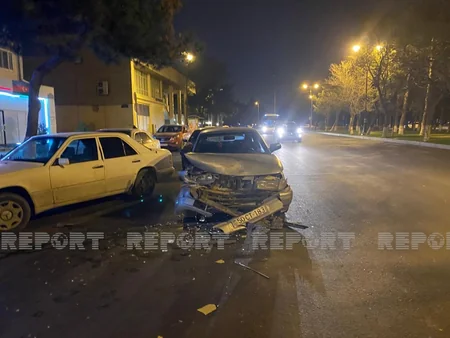 Sumqayıtda idarəetməni itirən sürücü qəza törədib