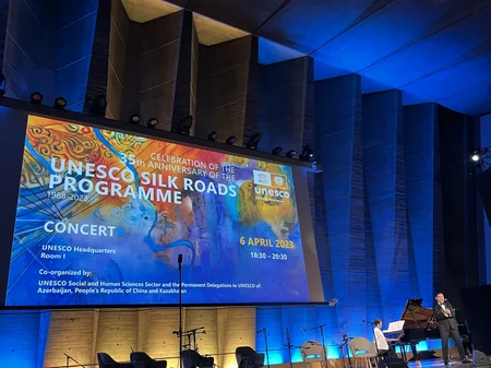 UNESCO-nun Parisdəki mənzil-qərargahında İpək yolu proqramına həsr olunan konsert keçirilib