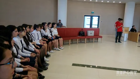 “ADA” Universitetində Məktəbdən universitetə gedən yol adlı layihə çərçivəsində tədbir keçirilib