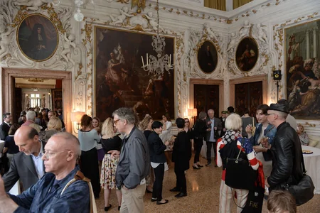 Leyla Aliyeva  attends  exhibition of YARAT Contemporary Art Center in Venice