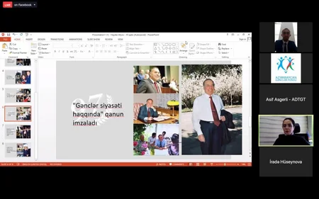 “Heydər Əliyev və Azərbaycan gəncliyi” onlayn konfransı təşkil olunub