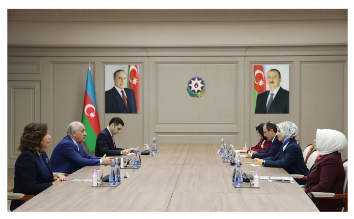 Əli Əsədov Türkiyənin ailə və sosial xidmətlər naziri ilə görüşüb