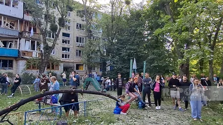 Rusiyanın kütləvi dron hücumuna məruz qalan Kiyevdən FOTOREPORTAJ