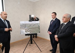 Belarus PM gets acquainted with progress of restoration work in Sarijali village in Azerbaijan's Aghdam district