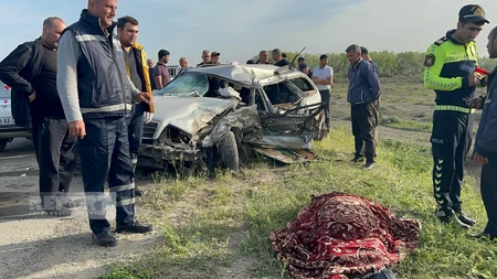 Kürdəmirdə zəncirvari yol qəzası olub, ölən və yaralananlar var