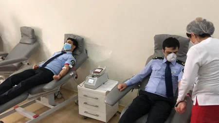 Gömrükçülər qanvermə aksiyasında iştirak ediblər