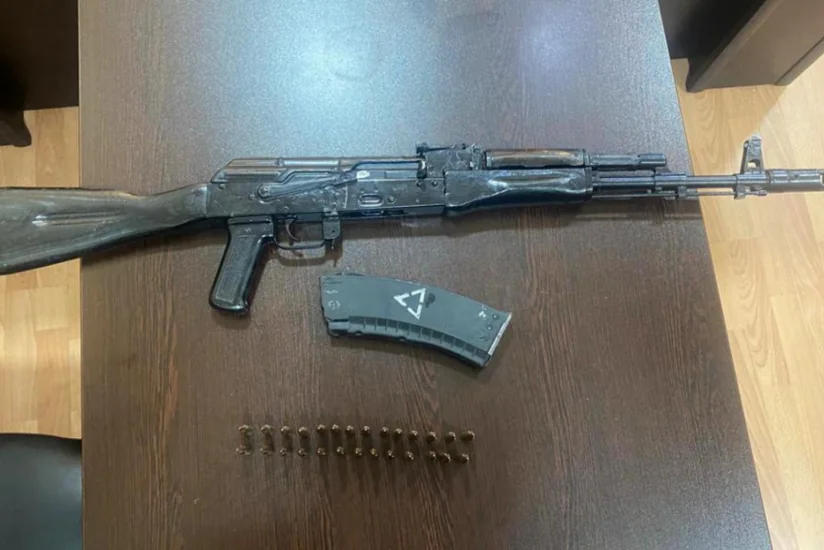 Sumqayıtda Neftçala sakininin üzərində silah-sursat aşkarlanıb