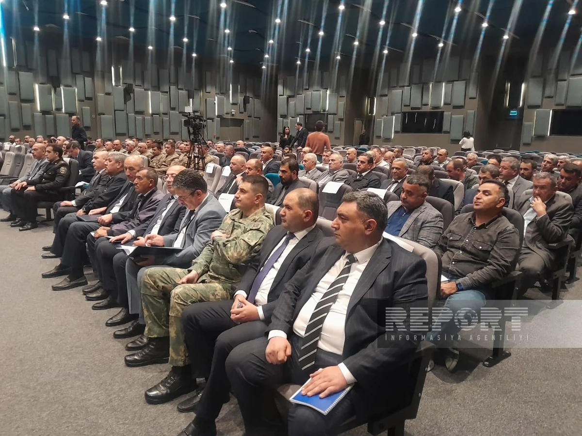 Ağdamda yanğın təhlükəsizliyi ilə bağlı regional müşavirə keçirilib