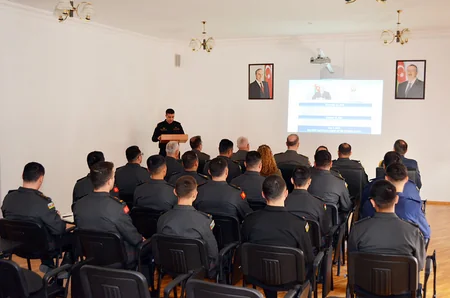 Belqrad Müdafiə Universitetinin nümayəndələri xüsusi təyinatlı təhsil müəssisələrində olublar