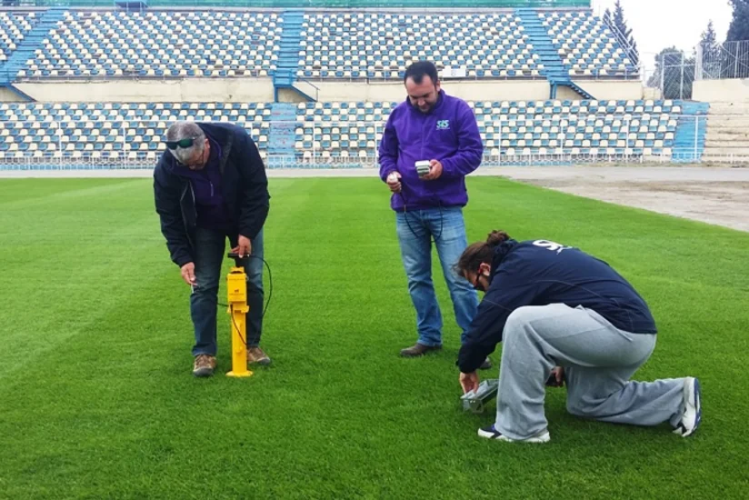 Gəncə şəhər stadionuna baxış keçirilib