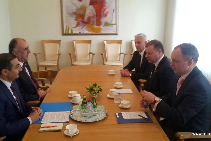 Elmar Məmmədyarov Litvanın baş naziri ilə görüşüb
