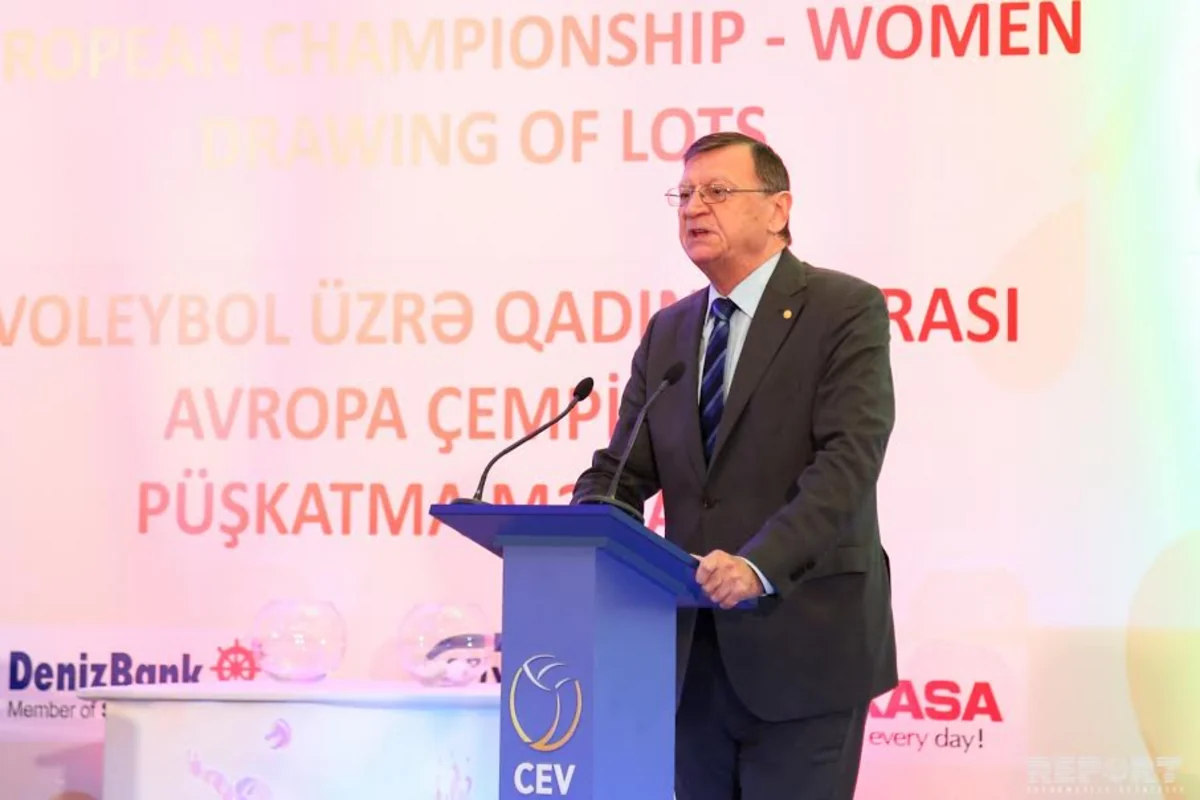 Прошла жеребьевка предстоящего в Азербайджане и Грузии ЧЕ-2017 среди женщин по волейболу - ВИДЕО - ФОТО