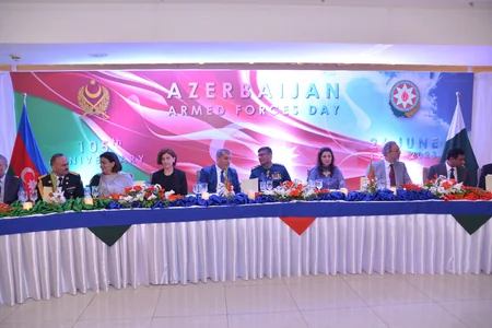 Azərbaycan Silahlı Qüvvələrinin 105 illik yubileyi Pakistanda qeyd edilib