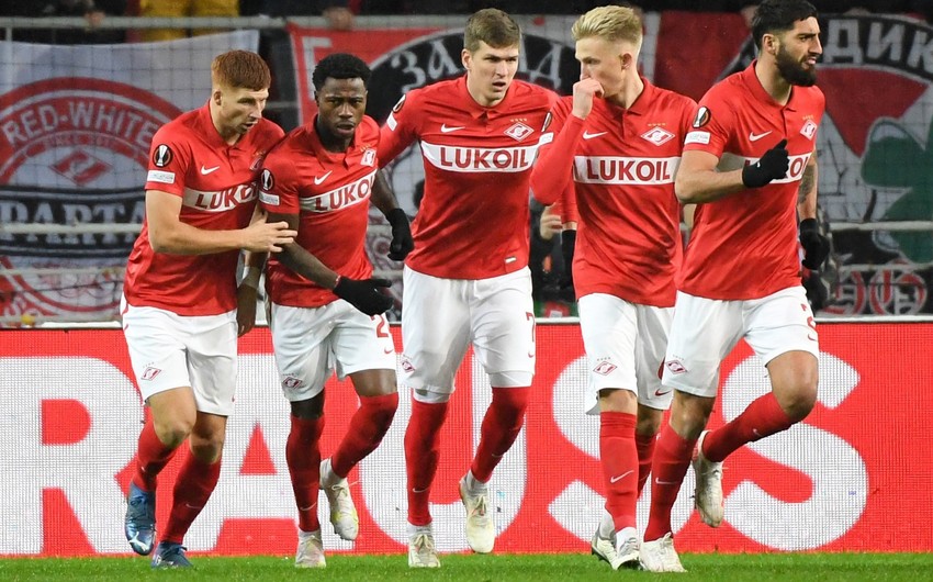 Avropa Liqası: Spartak Napoliyə qalib gələrək liderliyə yüksəlib