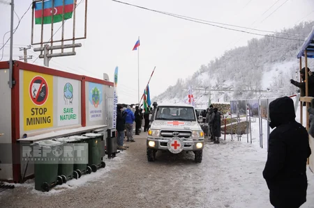 ICRC vehicles pass freely from Lachin to Khankandi - UPDATED