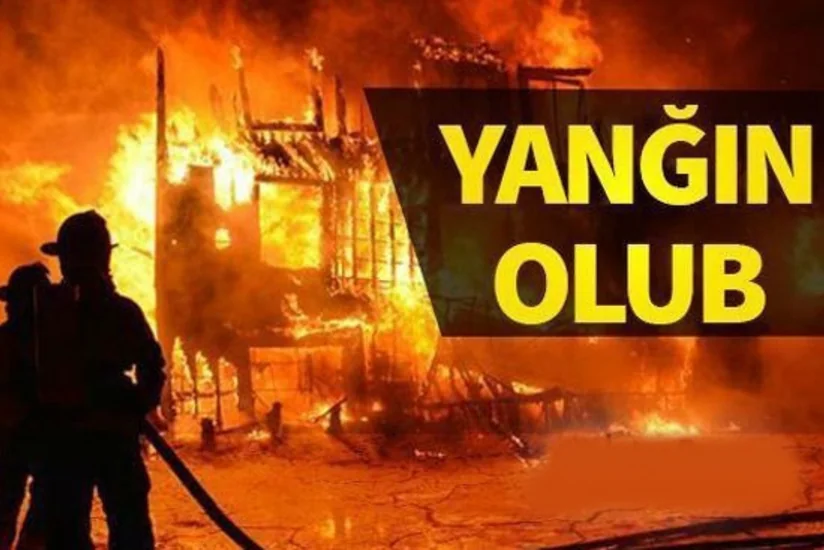 Qubada ev yanıb