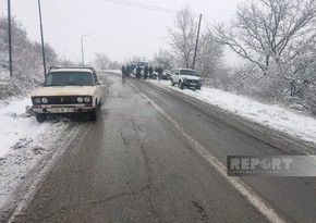 Ağsu dolaylarında yağan qar fəsadsız ötüşməyib