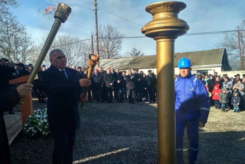 Qusarın iki kəndinə ilk dəfə qaz verilib